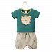 Baby Aspen King of The Jungle T-Shirt and Cargo Style Shorts Set