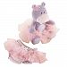 Baby Aspen Lady Lulu and Baby's Tutu Plush Hippo and Bloomer, Purple/Pink