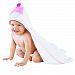 Baby Aspen Baby Cakes Hooded Spa Towel, White