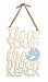 Mud Pie Baby I Love You To The Moon and Back Sign, Blue