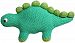 Zubels Dinosaur 8-Inch, Green Plush Toys