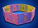 New Pink 8 Panel Baby Playpen Kids Safety Play Center Yard Home Indoor Girls by Baby Playpen