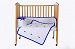 BabyDoll Forever Mine Junior Port-A-Crib Bedding Set, Royal Blue