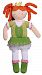 Zubels Princess Phoebe 14-Inch Red, Multicolor Plush Toys