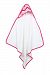 Bacati Mix and Match Zigzag Hooded Towel, Pink