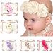 Coromose 5PC Babys Girls Elastic flower Headband