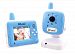 iCore Wireless Baby Monitor 2.4" Digital Video Monitor System 2.4GHz Zoom Night Light 2-Way Voice Room Temperature Feeding Alarm Lullabies (Blue) Model: BM0903