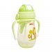 Leakproof Trainer Cup Silicon Sippy Cups BPA FREE , green