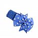 Changeshopping Cute Babys Headbands Girl's Headband Flower Head Wear Hair Bow Wave Bandeau (Blue)