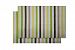 Bacati Crib Fitted Sheets, Mod Stripes Green/Yellow/Chocolate (Pack of 2)