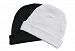 Infant Kids Soft Cute Lovely Knit Hat Beanies Cap in Black and in White (Set of Two)