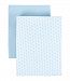Tadpoles Set of 2 Starburst Crib Fitted Sheets, Blue, 0-6 Months