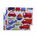 Bacati Crib Fitted Sheet, Transportation Multicolor Printed (Pack of 2)