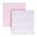 Tadpoles 2 Piece Microfiber Fitted Sheets, Chevron