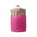 7AM Enfant Voyage Hamper Bag, Neon Pink/Beige