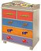 Room Magic Grey Wash 5 Drawer Chest, Zoo for You