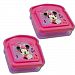 Disney Minnie Mouse Bowtique Bread Sandwich Container (Pack of 2) by Disney