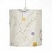 Sweet Potato Fiona Hanging Drum Shade Floral, White Purple/Yellow by Sweet Potatoes
