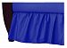 TL Care 100% Cotton Percale Crib Bed Skirt, Royal