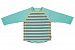 Lassig Splash and Fun Baby Long Sleeve Rashguard Swim Shirt boys UV-protection 50+, striped aqua, XXL/36 Months