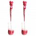 2 Pack Baby Feeding Bottle Brush With Minnie Mouse Handle - BPA Free - Hard to Reach Brush by Schöne Homes (UK)