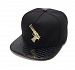 LEEYA NYU20 Original Cotton Hip-Hop Flat-brimmed hat Baseball caps trend hat (Black) by LEEYA