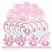 Baby Shower Essential Party Pack from Pink Umbrellephant Range (24 Guest) by Uk Baby Shower Co
