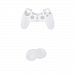 2pairs Luminous Black Joystick Thumb Caps for PlayStation 4 PS4 Controller