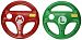 HORI Mario Kart 8 Racing Wheel Set (Mario & Luigi) - Nintendo Wii U