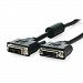 STARTECH DVIDSMF10 DVI-D Single Link Monitor Extension Cable-M/F-10', Black