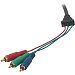 C2G Cables To Go 29640 Ultima HD15 To RCA HDTV Component Video Breakout Cable 3 Feet Charcoal H3C0ERNKB-1610