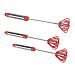 Ronco Self Turning Turbo Whisk, Red (3 Pack)
