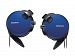 Sony Clip On Stereo Headphones With Double Retractable Cord MDR Q68LW L Blue Japanese Imports HEC0FWW85-0511