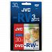 JVC 80MM Rewritable Mini DVD RW For Camcorders Pack Of 3 H3C0EL789-2909
