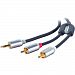Belkin PureAV Miniplug To RCA Y Audio Cable 7 Feet H3C0EL1M2-1301