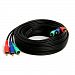 3 RCA Component Video Cable, 25 FT