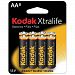 Kodak XLAA8 Xtralife Alkaline Batteries