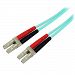 StarTech. com 1m Fiber Optic Cable - 10 Gb Aqua - Multimode Duplex 50/125 - LSZH - LC/LC - OM3 - LC to LC Fiber Patch Cable