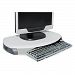 Kantek MS280 23x13-1/4x3-Inches Monitor Stand/Keyboard Storage (Dark Gray/Light Gray)