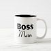 Boss Man Two-tone Coffee Mug