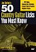50 Country Guitar Licks You Must Know! [Import]