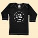 Rebel Ink Baby 313ls1824 Party Tonight My Crib 3am- 18-24 Month Black Long Sleeve Tee