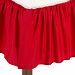 American Baby Company 160-RED Percale Crib Dust Ruffle (Red)