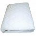 Babydoll Bedding Round Crib Waterproof Mattress Protector - 42"x5" thick, White