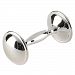Elegant Baby - Silver-Plated Dumbell Rattle
