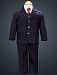 Toddler Boys Navy Special Occasion Wedding Easter 5pc Suit Set 3
