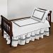 Baby Doll Bedding Classic II Toddler Bedding Set, White