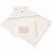 Obaby B Is For Bear Hooded Towel Set (Cream)