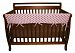 Trend Lab Cotton CribWrap Wide Rail Cover for Crib Front or Back, Blue Max Dot