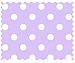 SheetWorld Pastel Lavender Polka Dots Woven Fabric - By The Yard - 101.6 cm (44 inches)